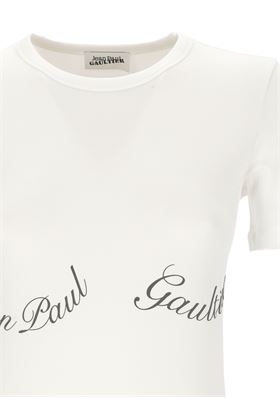 Cotton T-shirt with Jean Paul Gaultier logo JEAN PAUL GAULTIER | 24/30-F-TS082IJ0560100